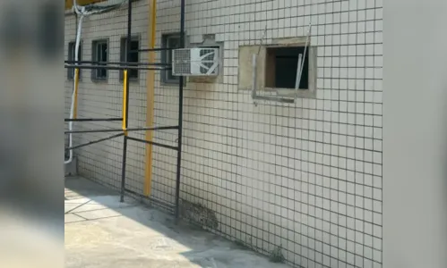 Preso foge de Delegacia em Niterói pelo buraco do ar-condicionado
