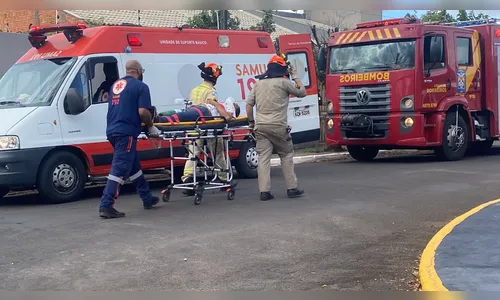 Trabalhador fica ferido gravemente após cair de telhado em Apucarana