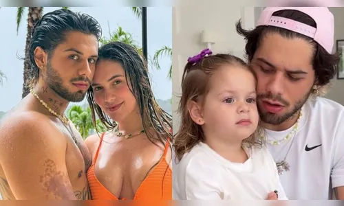 Zé Felipe viraliza com vídeo corrigindo atitude da filha