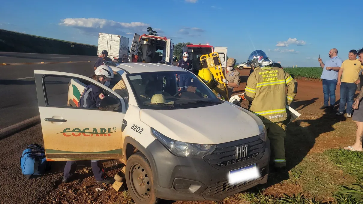 Acidente aconteceu no km 23 da PR-444