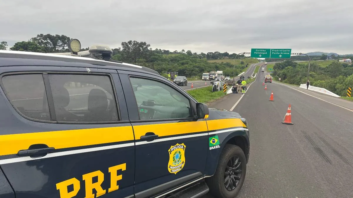 Amigos morrem em acidente na BR-277 após evento de motocicletas no PR