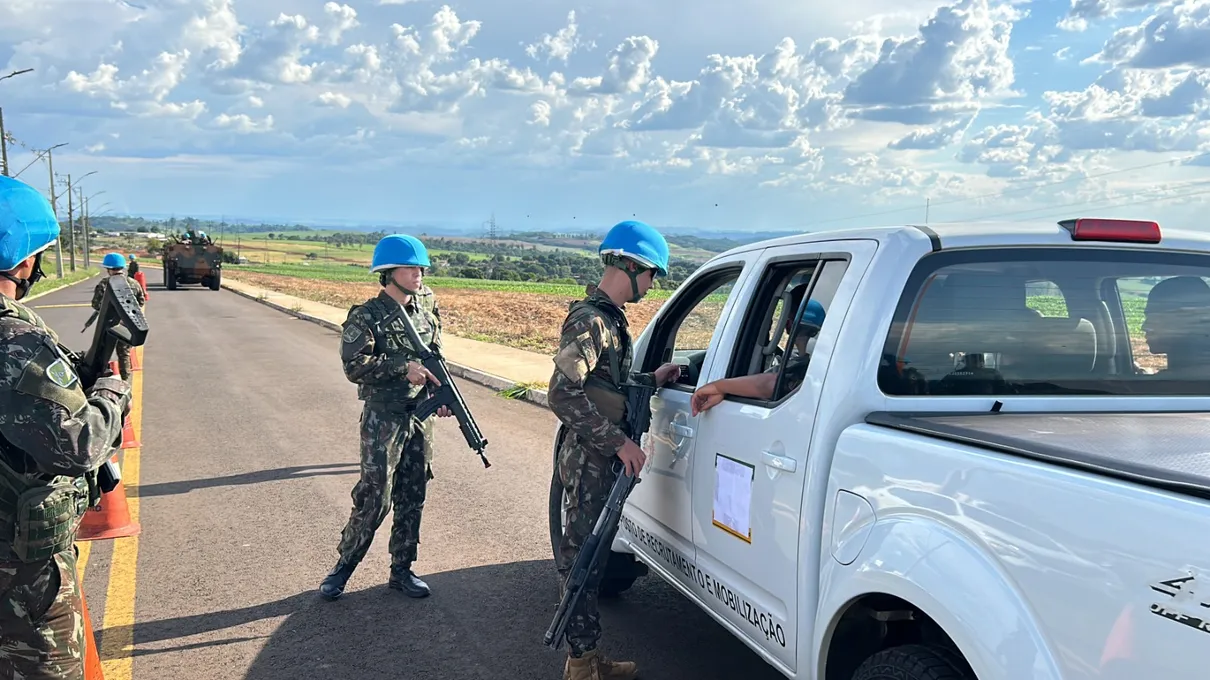 Exército realiza exercícios para certificação da ONU