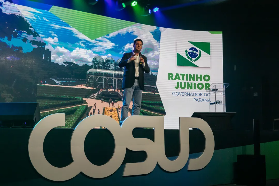 Governador Ratinho Jr. participa da abertura do 12º Encontro do Cosud