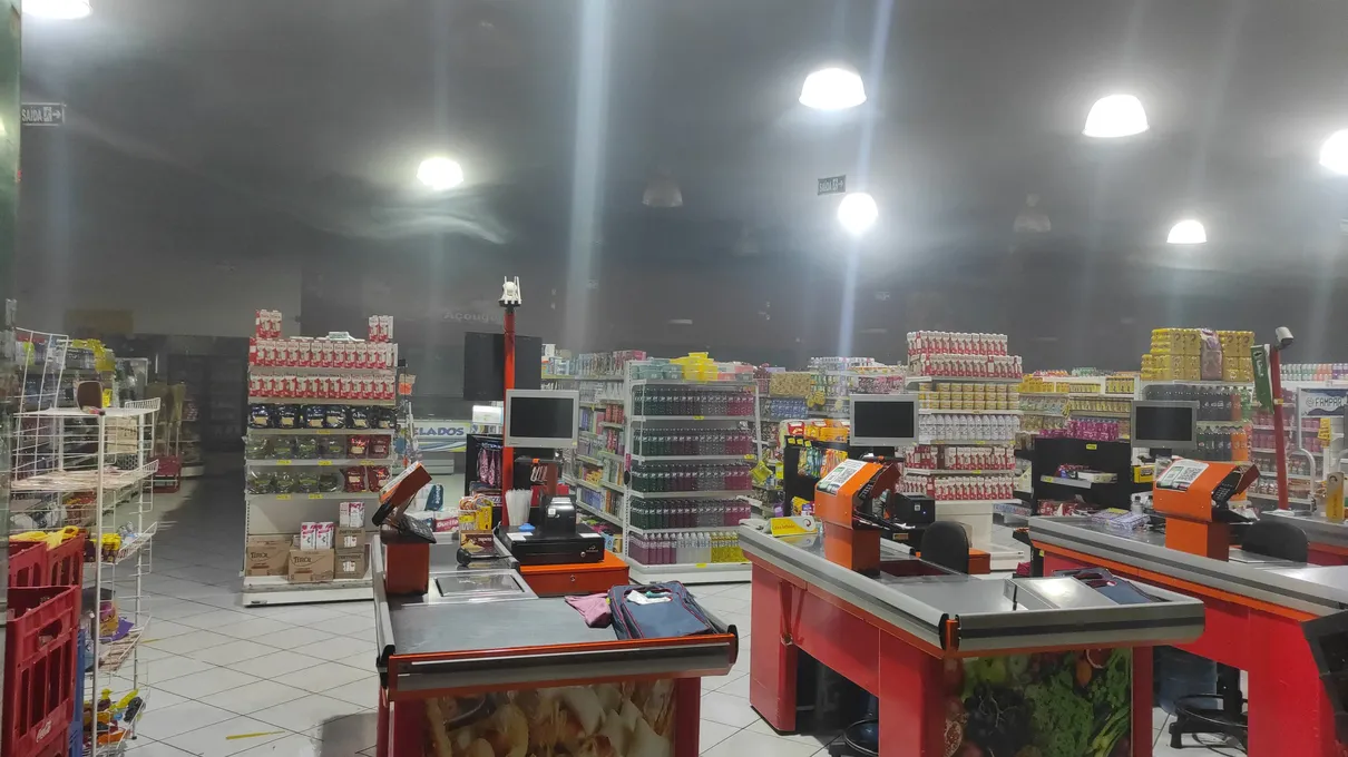 Não houve maiores danos no supermercado