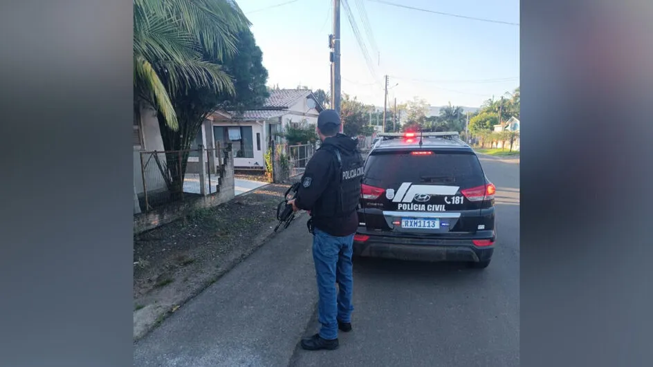 O preso foi encaminhado ao Presídio Regional de Araranguá