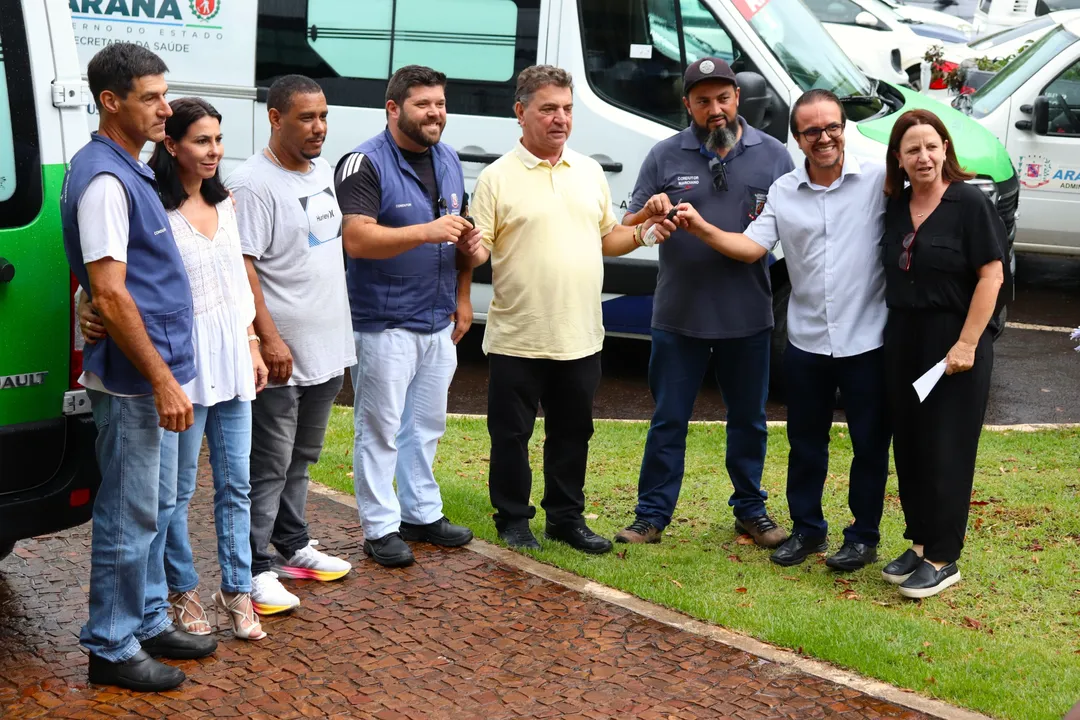 Sergio Onofre durante solenidade em Arapongas