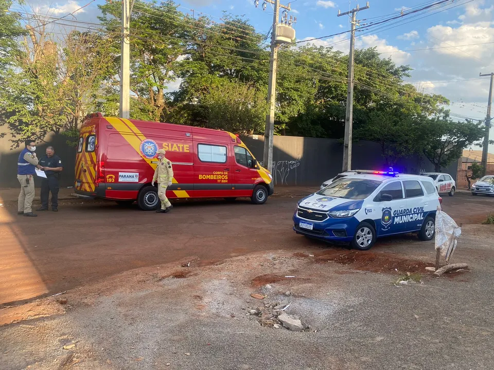 Siate dos Bombeiros foram ao local e atenderam a vítima