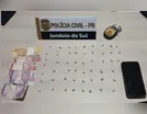 PC de Jandaia do Sul apreende drogas na Vila Santo Antônio