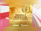 Cambira recebe selo ouro no Compromisso Nacional com a Alfabetização
