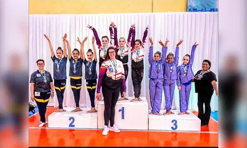 Ginastas de Apucarana conquistam bronze em Campeonato Estadual
