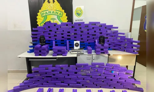 PM apreende 305 quilos de maconha escondidos em estofaria no PR
