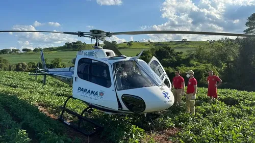 A equipe do Consamu conseguiu reanimar a criança e levá-la para o Hospital Universitário (HU) de Cascavel