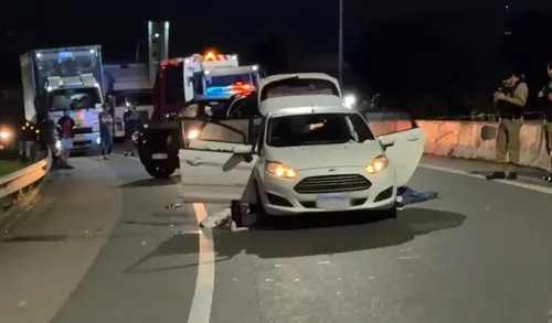 A ocorrência foi finalizada em um trecho da BR-376, em São José dos Pinhais