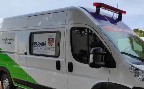 Vítima foi encaminhada ao hospital pela ambulância da Saúde da Prefeitura