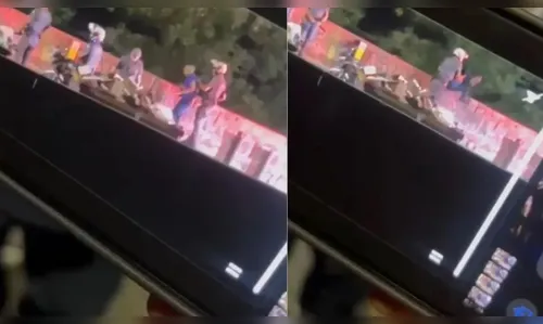 PM joga homem de cima da ponte durante abordagem; vídeo mostra ação