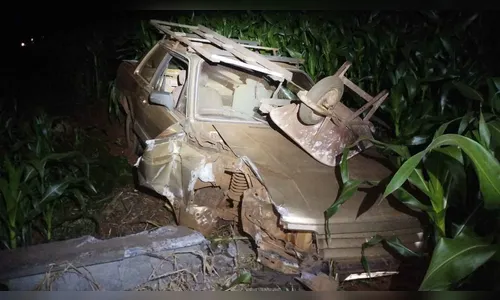 Homem fica ferido em acidente de trânsito na PR-466 em Pitanga