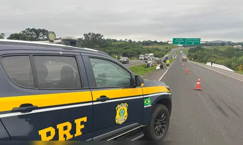 Amigos morrem em acidente na BR-277 após evento de motocicletas no PR