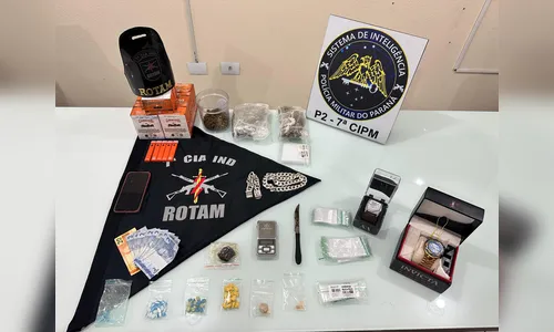 Ecstasy, haxixe e merla: PM de Arapongas realiza grande apreensão