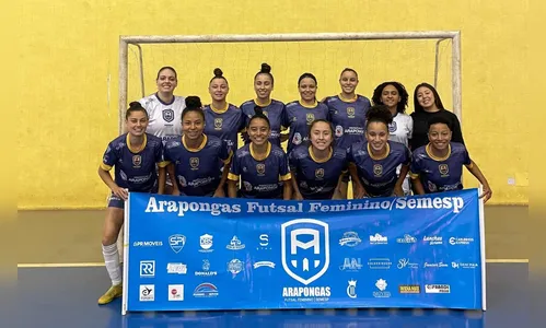 Futsal feminino de Arapongas é destaque na fase final dos JAPs