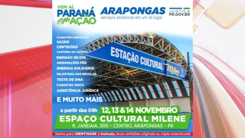 As ações gratuitas acontecem nos dias 12, 13 e 14 de novembro, na Estação Cultural Milene