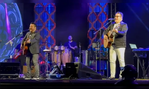 Bruno e Marrone encantam público na primeira noite da Expovale 2024
