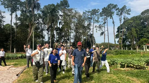 Colégio Agrícola de Apucarana recebe comitiva de alunos do Japão