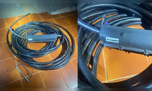 GM apreende cabos telefônicos no Parque Industrial em Arapongas