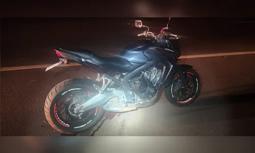 Motociclista cai no Contorno Sul e é hospitalizado em Apucarana