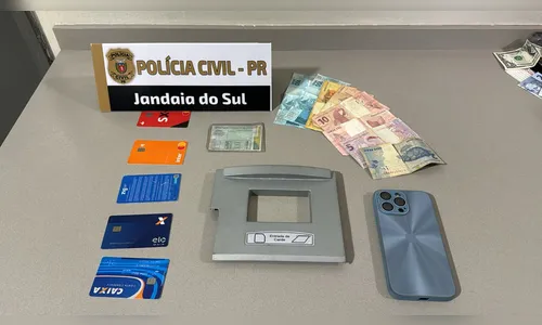 Clonagem: micro câmeras são retiradas de agência bancária em Jandaia