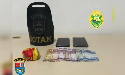Pai e filho são flagrados com drogas na PR-082 em operação da Rotam