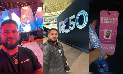 Apucaranense trabalha na produção do especial de Roberto Carlos