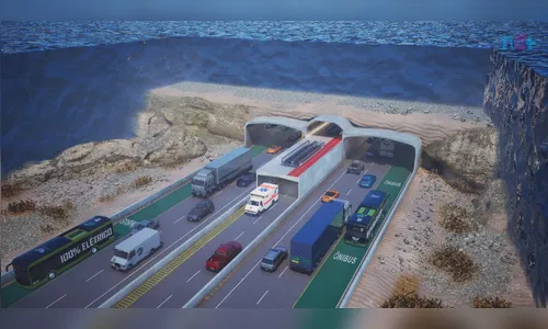 Veja como será túnel submerso ligando cidades do litoral de SC; vídeo