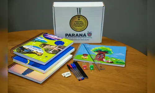 Paraná inicia entrega de kits de materiais para o ano de 2025