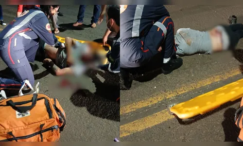 Motociclista fica gravemente ferido após colisão com carro na BR-376