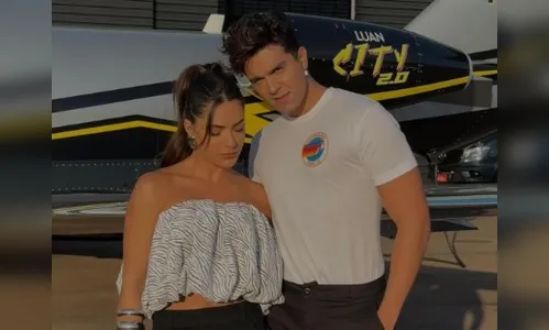 Luan Santana e Jade Magalhães se casam no civil em cerimônia intimista