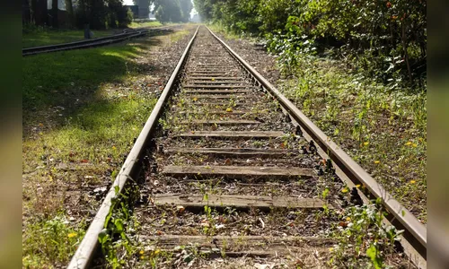 Motorista sai ileso após carro em que dirigia bater em trem no Pirapó