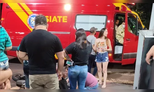 Motociclista fica ferido em colisão com caminhonete em Ivaiporã