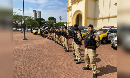 Polícia Militar lança 'Operação Força Total Brasil' em Apucarana; veja