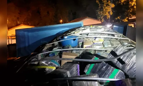 PM apreende 8,6 toneladas de maconha em Foz do Iguaçu