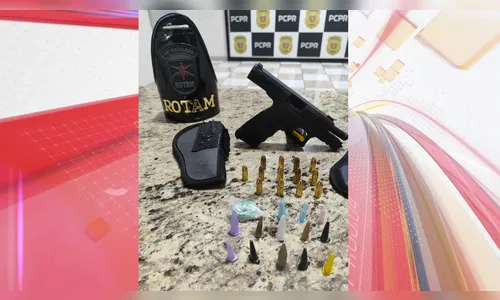 Dupla é presa com arma e drogas após abordagem policial em Apucarana