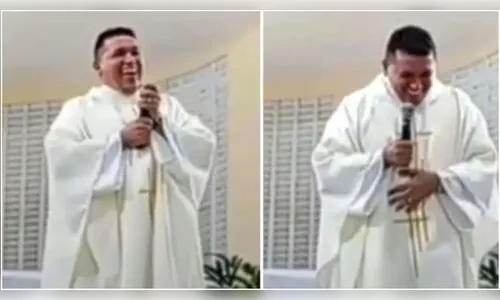 Padre tem crise de risos ao anunciar prêmio de bingo no Ceará; veja