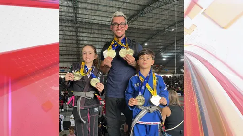 Pietra, André e Luigi foram campeões paranaenses