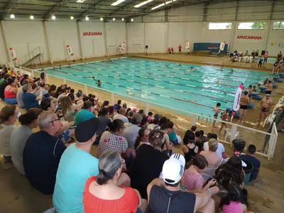 Piscina de natação do Complexo Esportivo Lagoão