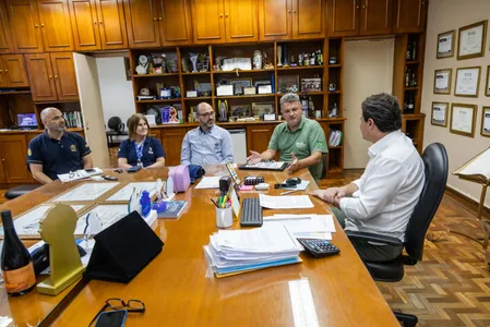 Reunião foi realizada nesta quinta-feira no gabinete municipal