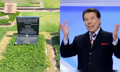 Fã desrespeita família Abravanel e mostra lápide de Silvio Santos