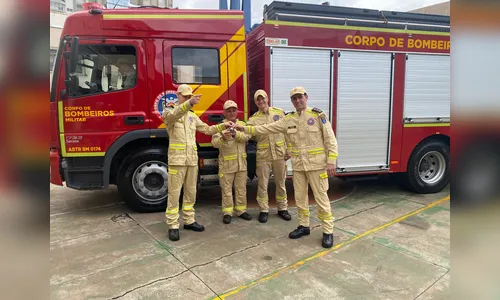 Bombeiros de Apucarana recebem novo caminhão de combate a incêndio