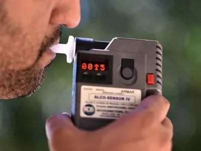 Teste do bafômetro apontou 1.10 mg/L