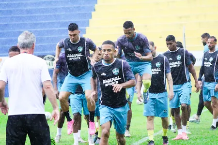 Time do Arapongão treinando para jogo decisivo o pela Terceirona