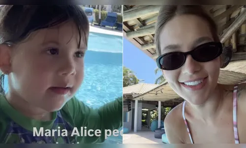 Virginia divulgou o momento inusitado nas redes sociais manhã desta segunda-feira (11)