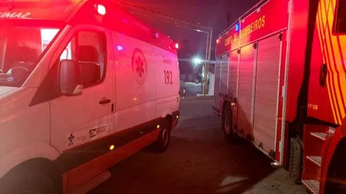 Vítima socorrida pelas equipes do Siate/Corpo de Bombeiros e Samu.